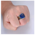 Fashion Middle East Turkish Kayi Ertugrul Ring Enamel Letter Y Ring Alloy Jewelry Man Rings. 