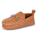 Spring and Autumn New 0-1 Year Old British Soft Sole Walking Bean Leather Baby Shoes.