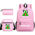 UNSPEAKABLE Schoolbag Fashion European and American Style Men's and Women's Student Backpack Casual Messenger Bag Cartoon Cute Backpack.