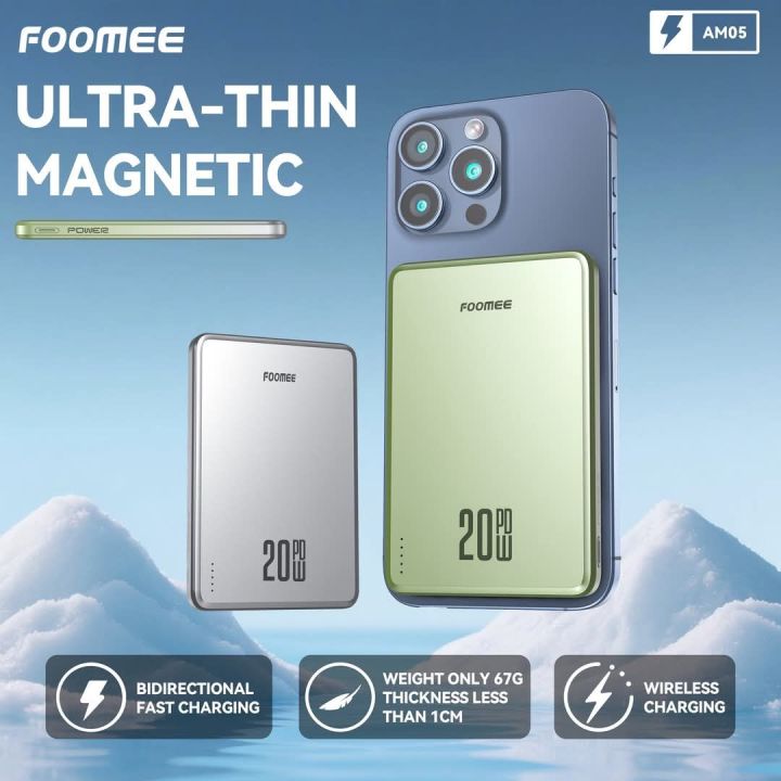 FOOMEE%20AM05%205000mAh%20Ultra-Thin%20Magnetic%20Wireless%20Power%20Bank%20-%20Image%204