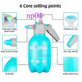Spray Bottle Water Sprayer Air Pressure Sprayer Garden Sprayer For Watering Cleaning Car/Bike Washing- 2 Liter. 