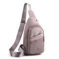 Chest bag, women's new Korean version fashion casual sports shoulder bag, lightweight chest bag, versatile travel crossbody backpack.