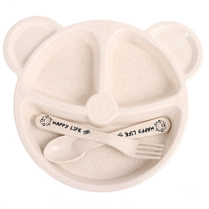 baby%20Dinnerware%20Anti-hot%20Wheat%20Straw%20Training%20Plate%20Cartoon%20Bear%20Dishes%20Babybowl%20-%20Image%203