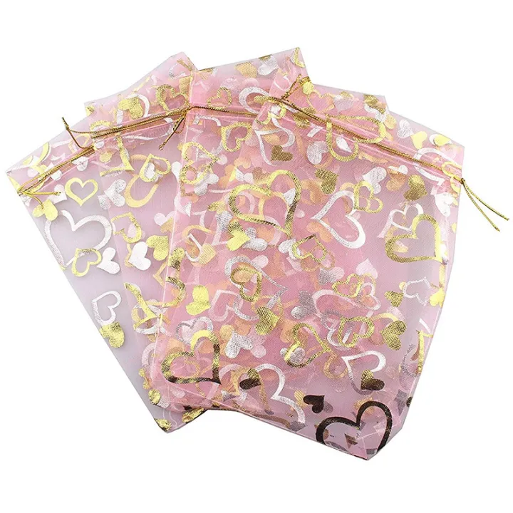 100%20PCS%209X12cm%20Heart%20Printed%20Pink%20Organza%20Bags%20Jewelry%20Pouch%20Bags%20Organza%20Drawstring%20Pouches%20Wedding%20Favors%20Candy%20Gift%20Bags%20,%20heart%20pattern%20organza%20bags%20-%20Pink%20-%20Image%202