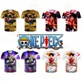 Jinbe Nico Robin One Piece Nami Summer T-shirt Tees Monkey D. Luffy Men Outerwear Tops Oversized Cosplay Thin Trafalgar Law Tops. 