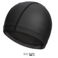 Swimming Cap Unisex Comfortable Waterproof Ear Protection Not-Too-TightPUCloth Glue Swimming Cap，Solid Color Men's Large Cap. 