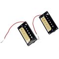 Practical Product 2pcs Zebra Faced Humbucker Double Coil Pickups Electric Guitar & 1pcs Guitar Wiring Harness Prewired 2 Volumes 2 Tones 4-500K Pots For LP Guitar. 