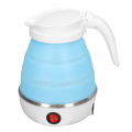Folding Silicone Kettle Efficient Food Grade Safe Foldable Electric Kettle for Travel Camping Outdoor EU US Plug 110-220V. 