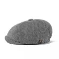 Vintage Newsboy Caps Spring Autumn Classic Gray Octagonal Cap Men Women Hat Winter Cotton Flat Cap British Painter Cap. 