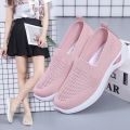 Women's Shoes Summer Comfort Plus Size Ladies Mesh Breathable Sneaker Socks Women Light Casual Sports Shoes Flat Women Loafers. 