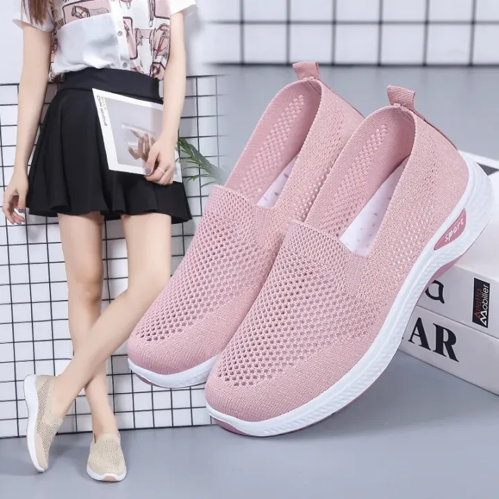 Women's%20Shoes%20Summer%20Comfort%20Plus%20Size%20Ladies%20Mesh%20Breathable%20Sneaker%20Socks%20Women%20Light%20Casual%20Sports%20Shoes%20Flat%20Women%20Loafers%20-%20Image%202