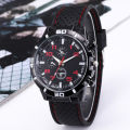 New wish foreign trade sports silicone fashion racing business quartz men's watch watch wholesale. 