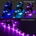 USB Bluetooth RGB Led Strip Light Battery Powered Scooter Flexible Diode Tape Led Backlight For Bicycle Skateboard Bike Lighting. 