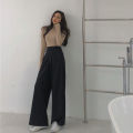 2022 Spring Suit Pants Female Solid Wide Leg Pants Women Full Length Pants Ladies High Quality simple Casual Straight Pants Superman. 