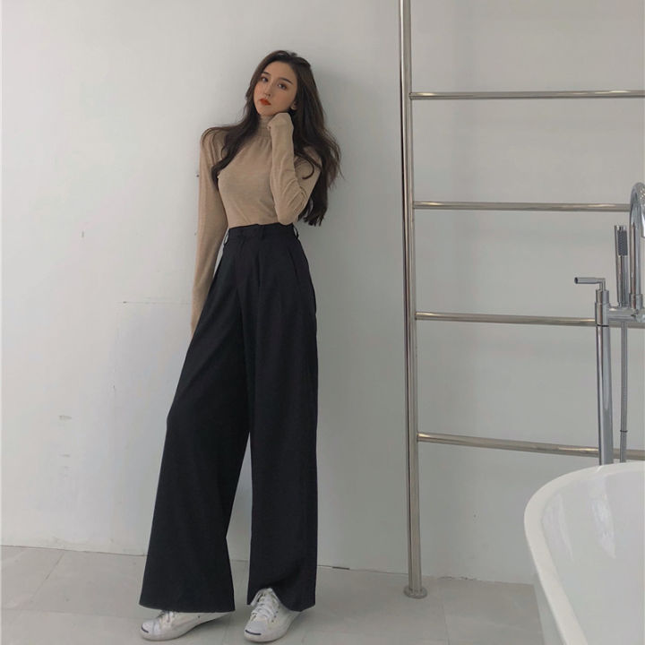 2022%20Spring%20Suit%20Pants%20Female%20Solid%20Wide%20Leg%20Pants%20Women%20Full%20Length%20Pants%20Ladies%20High%20Quality%20simple%20Casual%20Straight%20Pants%20Superman%20-%20Image%205