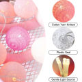 2m 10 Lamp Led Light String 6cm Diameter Cotton Ball Lights Interior Outdoor Decoration Night Lights For Children Room Party Wedding Garden.