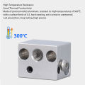 Heating Block Kit Anti Clogging Hotend Heating Block Kit Good Thermal Conductivity for 3D Printers. 