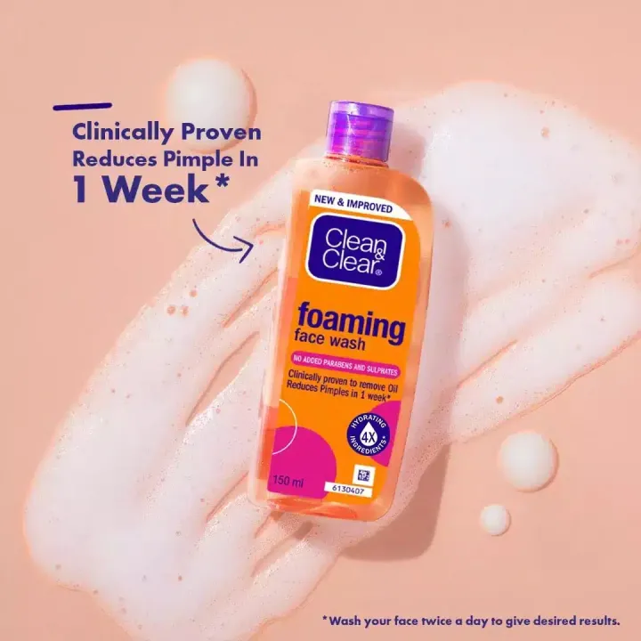 Clean%20&%20Clear%20Foaming%20Face%20Wash%20100%20ml%20-%20Image%202