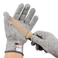 Level 5 Anti-Cut Gloves Safety Cut Proof Stab Resistant Stainless Steel Wire Metal Mesh Gardening Garden Labor Construction Protection Cut-Resistant Gloves.
