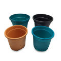 5 Pieces 7" (inch) BP Plastic Round Flower Tub/Plastic Round Tub/Plastic Flower Tub. 