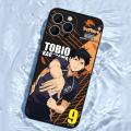 Case Cover For iPhone 11 12 13 PRO MAX MINI Casing Anime Haikyuu Shoyo Hinata Tobio Kageyama Kozume Kenma Soft Shockproof Full Protection TPU Silicone Anti-falling Japan Cartoon. 