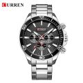 CURREN 8309 Watches For Men Stainless Steel Band Quartz Wristwatch Fashion Brand Chronograph and Calendar Male Clock Hombre. 