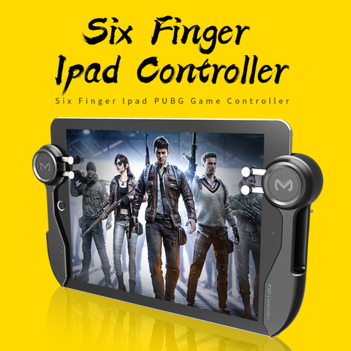 Six Finger Mobile Pubg Controller For Game Joystick Trigger L1r1 Aim Button Gamepad Grip For Call Of