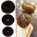 3Colors Fashion Elegant Hair Bun Donut Foam Sponge Easy Big Ring Hair Styling Tools Hairstyle Hair Accessories For Girls Women. 