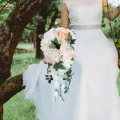 Cascading Bridal Bouquet Boho Silk Flowers Wedding Bouquet for Bride for Wedding Anniversary Photo. 