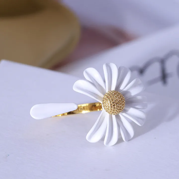 Daisy%20Flower%20Rings%20For%20Women%20Boho%20Fashion%20Jewelry%20Adjustable%20Ring%20Open%20Design%20-%20Image%202