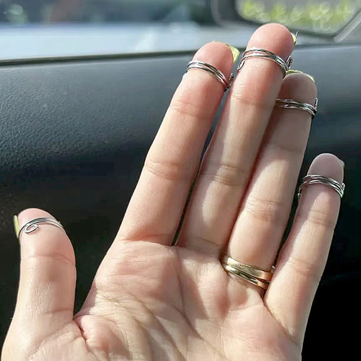 %E3%80%90Hot%20item%E3%80%91%2010%20Pieces%20Sets%20Thin%20Nail%20Rings%20for%20Ladys%20Daily%20Fingertip%20Protective%20Cover%20Trendy%20Ring%20Jewelry%20Gift%20to%20Girlfriend%20Manicure%20Luyo%20-%20Image%205