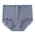 3PCS Cotton Panties Comfotable Seamless High Waist Women's Panties Solid Lace Briefs Underwear Plus Size Underpant.