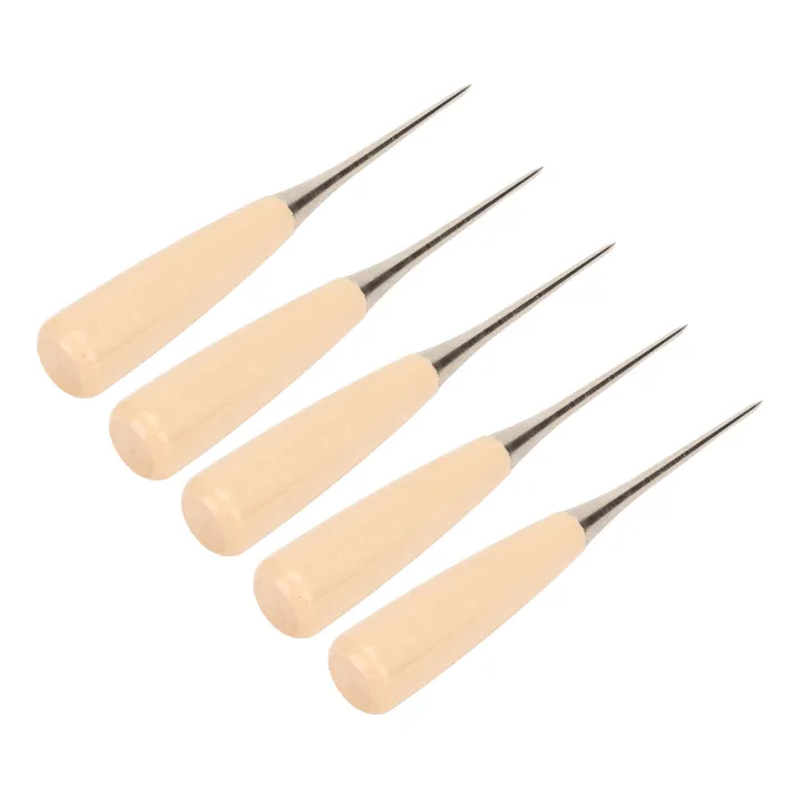 Wooden%20Handle%20Awl,%20Stainless%20Steel%20Leather%20Scratch%20Awl%20Safe%2010Pcs%20Multipurpose%20with%20Case%20Guard%20for%20Book%20Binding%20for%20Leather%20Punch%20-%20Image%202