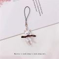 2022 New Design 1 Piece High Quality Resin Cartoon Cat Mobile Phone Charm Cute Anime Dog Keychains Lanyard for Keys Phone Strap.