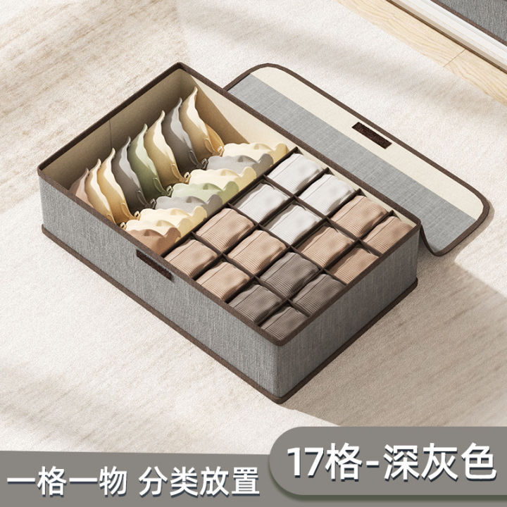 Cotton%20and%20linen%20underwear%20storage%20box%20six-square%20grid%20classification%20folding%20storage%20box%20with%20lid%20fabric%20socks%20storage%20box%20-%20Image%206