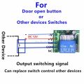【Alizeker Mall】12V 1CH Relay Receiver Module RF Transmitter Remote Control Switch Dropship. 