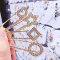 Flower Pendant Pin Crystal Rhinestone Brooch for Women Cardigan Scarf Buckle Clips Hat Clothes Lapel Pin Accessories New Fashion.