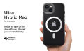 Spigen Ultra Hybrid Mag Back Cover Case for iPhone 13 Pro AND iPhone 13 (TPU + Poly Carbonate | White) iPhone 13 Pro Max.