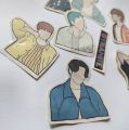 Bts member single stickers (8 pc).