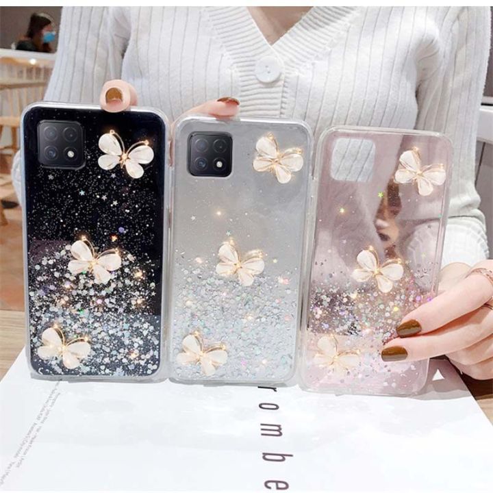 New%20Phone%20Case%20For%20Realme%20C51%20Cover%20Sparkling%20Star%20Moon%20Soft%20Silicone%20Transparent%20Butterfly%20Pattern%20Anti%20Drop%20For%20RealmeC51%20Case%20-%20Image%206