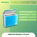 MINISTER FREEZER D-170 BLUE with Free Delivery.