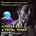 3 Pcs Jawline Exercise Jawlineme Exercise Fitness Ball Neck Face Toning Jaw Size Level 1 to Level 3. 
