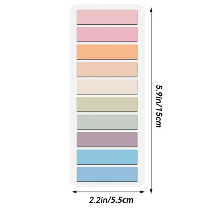 200%20Sheet%20Morandi%20Transparent%20Fluorescent%20Index%20Tabs%20PET%20Sticky%20Note%20Podazz%20-%20Image%205