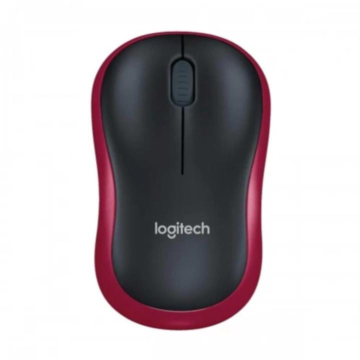 Logitech M185 Red Wireless Mouse
