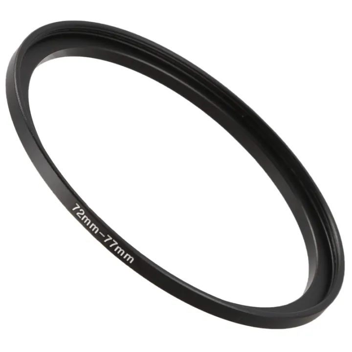NXFDSIOZ%202Pcs%2072mm-77mm%20Camera%20Lens%20Step%20Up%20Filter%20Black%20Metal%20Adapter%20Ring%20-%20Image%206