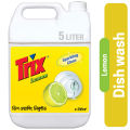 Trix Dishwashing Liquid 5L Mega Refill Super Saver Pack with Lemon Fragrance for Scratch-Free Sparkling Clean Dishes, removes grease stains with power-rich thick foam. 