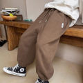 Autumn Kids Solid Casual Sweatpant for Boys Ankle Length Harem Pant 3+y Young Children Clothing Spring Thin Girls Sport Trousers. 