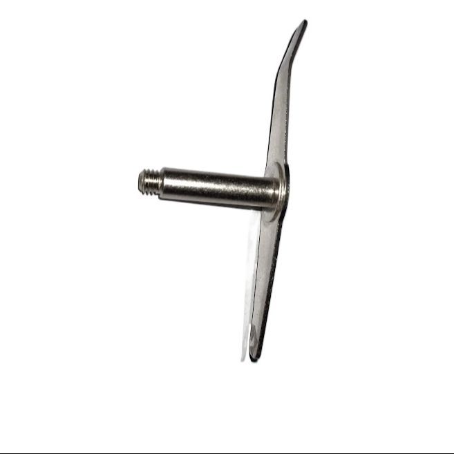 Stainless Steel Blade with Shaft for Juicer Machine 2 blade 1 pcs silver