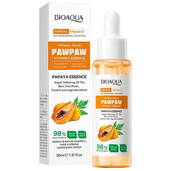 BIOAQUA PAW PAW Vitamin C Essence Papaya Extract Deep Moisturizing Serum 30ml