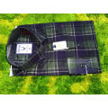 Indian Luxury Double Part Check Shirt. 